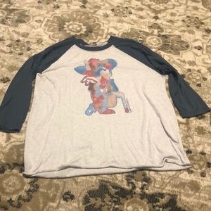 Ole Miss Colonel Reb watercolor baseball Tee